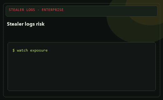 Stealer logs and why enterprises watch these markets